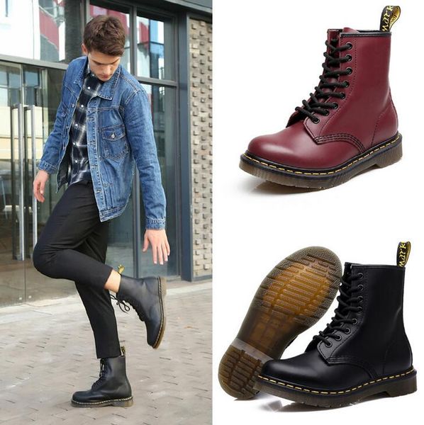 Осень и зима пара натуральная кожа круглая голова мотоцикла Мартин обувь мужчины
Осень и зима пара натуральная кожа круглая голова мотоцикла Мартин обувь мужчины