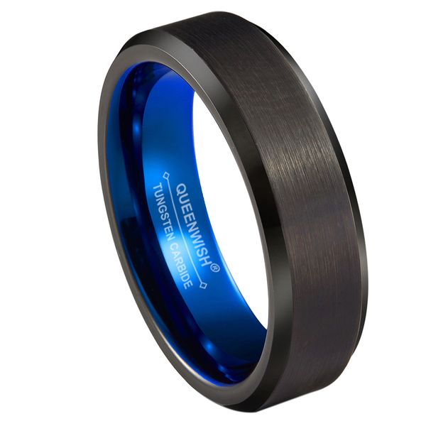 6mm blue black tungsten ring 6mm black brushed matte blue grooved center vintage engagement rings for men fashion jewelry size:5-13, Slivery;golden
6mm blue black tungsten ring 6mm black brushed matte blue grooved center vintage engagement rings for men fashion jewelry size:5-13, Slivery;golden