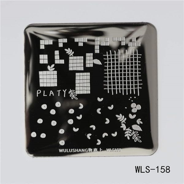 nail stamping plates wulushang square nail atr template plates 6*6cm art image konad print stamping manicure beauty, White
nail stamping plates wulushang square nail atr template plates 6*6cm art image konad print stamping manicure beauty, White