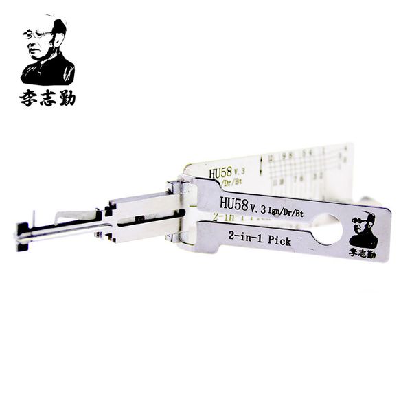 Mr. Li's Original Lishi HU58 V.3 2in1 Decoder and Pick - Best Automotive Locks Unlock Tools on the Market
Mr. Li's Original Lishi HU58 V.3 2in1 Decoder and Pick - Best Automotive Locks Unlock Tools on the Market