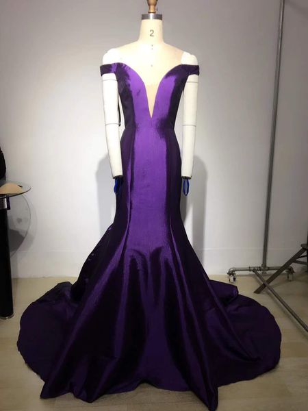 real ps sleeveless long satin purple mermaid prom dresses floor length open back with zipper evening gowns custom made for woman, Red
real ps sleeveless long satin purple mermaid prom dresses floor length open back with zipper evening gowns custom made for woman, Red