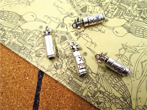 45pcs--fire extinguisher charms, antique tibetan silver 3d fire extinguisher charm pendants 23x8mm, Bronze;silver
45pcs--fire extinguisher charms, antique tibetan silver 3d fire extinguisher charm pendants 23x8mm, Bronze;silver