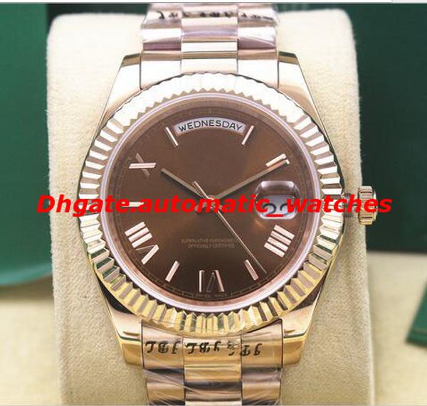 Luxury Wristwatch Day-Date II 218235 Rose Gold 18k President Ivory White Roman Mechanical Watch Men Watches New Arrival
Luxury Wristwatch Day-Date II 218235 Rose Gold 18k President Ivory White Roman Mechanical Watch Men Watches New Arrival