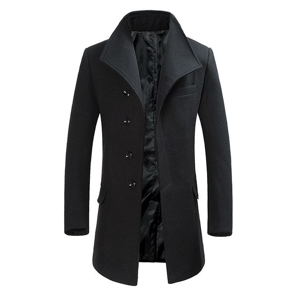 2018 men's autumn and winter wool coat man jacket jacket men's business casual fashion slim large size coat for man xd537, Black
2018 men's autumn and winter wool coat man jacket jacket men's business casual fashion slim large size coat for man xd537, Black