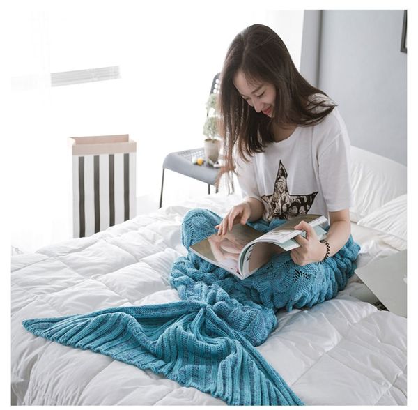 slowdream blue mermaid throw blanket handmade mermaid tail blanket for 2 size soft crochet 1pcs 30
slowdream blue mermaid throw blanket handmade mermaid tail blanket for 2 size soft crochet 1pcs 30