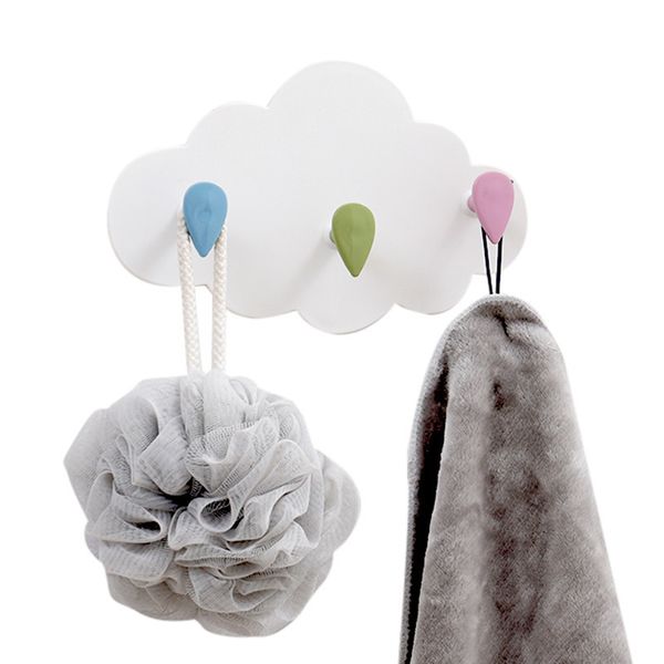 creative clouds&raindrops wall hangers towel hats bag holder hooks for kitchen bathroom hanging door organizer wall decoration 
creative clouds&raindrops wall hangers towel hats bag holder hooks for kitchen bathroom hanging door organizer wall decoration