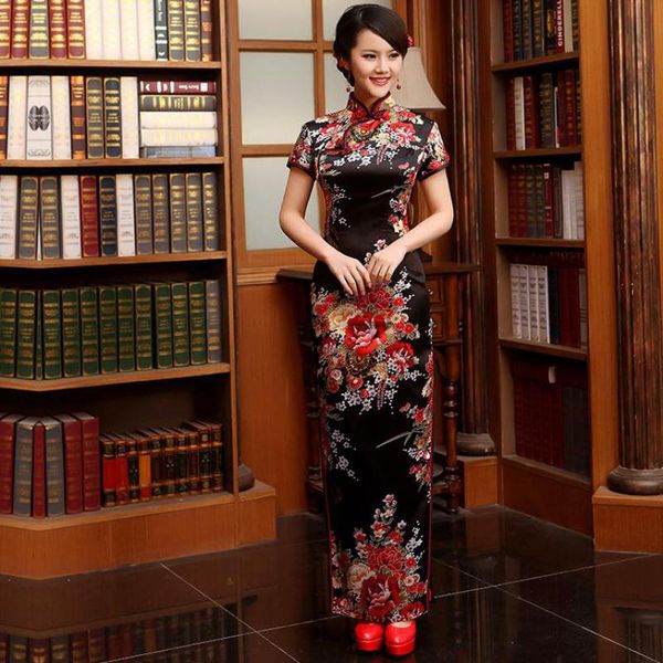 new women cheongsam chinese traditional dress flower rayon qipao vintage mandarin collar long vestidos oversized 3xl, Red
new women cheongsam chinese traditional dress flower rayon qipao vintage mandarin collar long vestidos oversized 3xl, Red