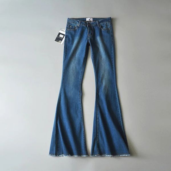 office lady casual high waisted denim flare jeans womens cuffs vintage wide leg flared jeans skinny destroyed flare trousers, Blue
office lady casual high waisted denim flare jeans womens cuffs vintage wide leg flared jeans skinny destroyed flare trousers, Blue