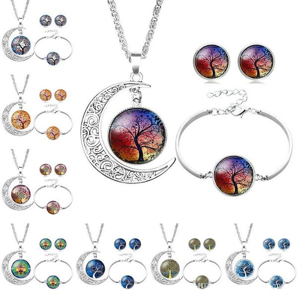 hollow carved moon elf peter pan life tree time gem gemstone necklace earring bracelet pendant girl dreamlike jewelry set kka1587, Silver
hollow carved moon elf peter pan life tree time gem gemstone necklace earring bracelet pendant girl dreamlike jewelry set kka1587, Silver