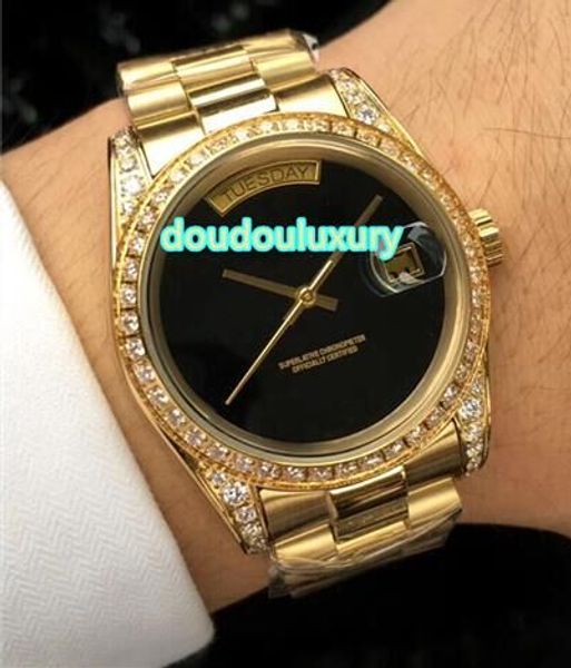 gold stainless steel men's boutique watch diamond bezel fashion watches fully automatic mechanical watch ing, Slivery;brown
gold stainless steel men's boutique watch diamond bezel fashion watches fully automatic mechanical watch ing, Slivery;brown
