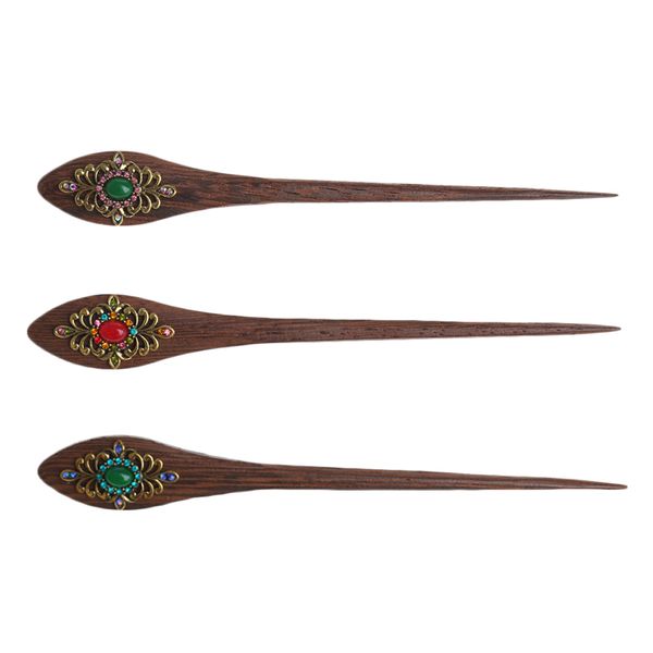 retro fashion women elegant wooden pin colorful hairpin rhinestone hair stick, Golden;white
retro fashion women elegant wooden pin colorful hairpin rhinestone hair stick, Golden;white