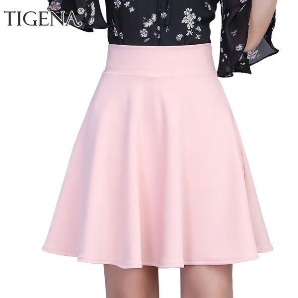 tigena womens skirt 2018 summer high waist pleated short skirt for women mini sun school tutu female black white pink blue
tigena womens skirt 2018 summer high waist pleated short skirt for women mini sun school tutu female black white pink blue