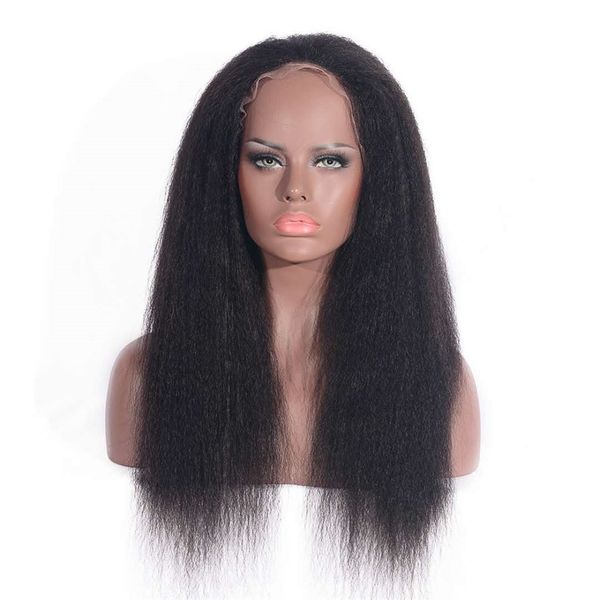 indian human hair lace front kinky straight wig glueless lace wig with bleached knots for black women, Black;brown
indian human hair lace front kinky straight wig glueless lace wig with bleached knots for black women, Black;brown