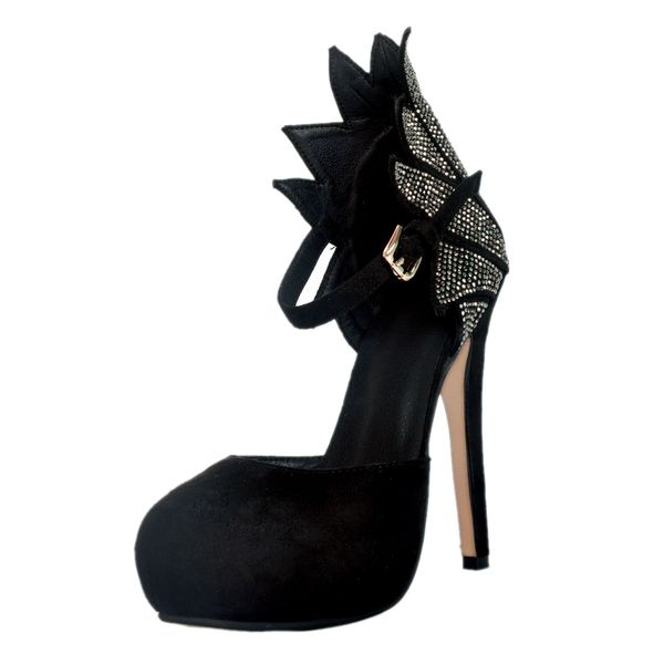 zandina new design lotus style high heel pumps glitter jewlry deco two-piece buckle ankle strap party prom fashion shoes a009, Black
zandina new design lotus style high heel pumps glitter jewlry deco two-piece buckle ankle strap party prom fashion shoes a009, Black