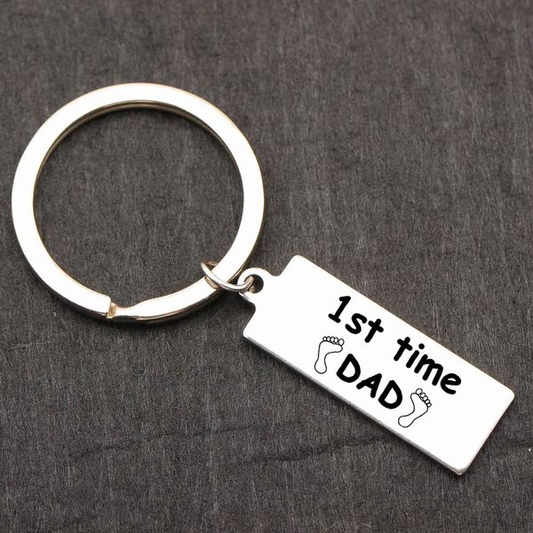 expectant fathe keyring new dad gift keychain letter 1st time dad car keysholder bagchain, Silver
expectant fathe keyring new dad gift keychain letter 1st time dad car keysholder bagchain, Silver