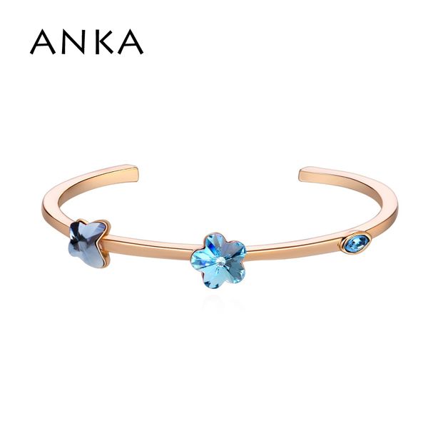 anka fashion jewelry flower crystal cuff bracelets bangles for women crystals from austria valentine's day #133371, Black
anka fashion jewelry flower crystal cuff bracelets bangles for women crystals from austria valentine's day #133371, Black