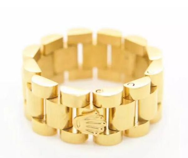 Cla ic ring men luxury link band ring tainle teel gold tone hiphop watchband tyle pre ident cro ring dj treet fa hion 
Cla ic ring men luxury link band ring tainle teel gold tone hiphop watchband tyle pre ident cro ring dj treet fa hion