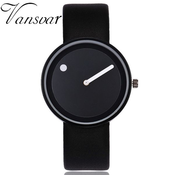 Vansvar Minimalist Style Wristwatches Creative Men Women Design Dot and Line Simple Face Quartz Watches Gift Clock
Vansvar Minimalist Style Wristwatches Creative Men Women Design Dot and Line Simple Face Quartz Watches Gift Clock