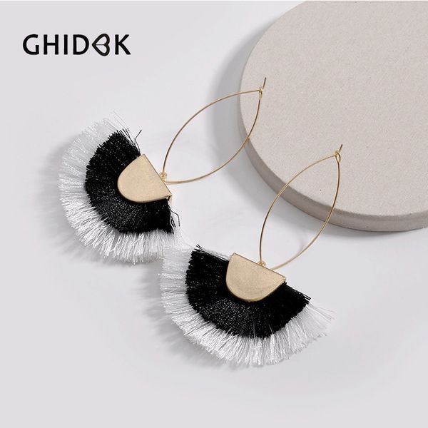ghidbk handmade festival fan tassel hoop earrings for women ethnic drop fringed earrings statement tassels wholesale, Golden;silver
ghidbk handmade festival fan tassel hoop earrings for women ethnic drop fringed earrings statement tassels wholesale, Golden;silver