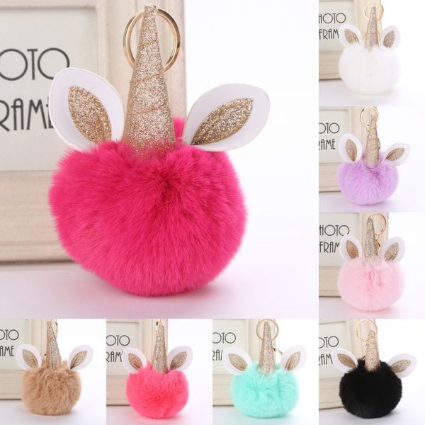 Free DHL Unicorn Pom Pom Keychain Artificial Rabbit Fur Ball Key Chain Women Bag Car Keyring Fluffy Sequin Unicorn Fur Ball Keychains G254Q
Free DHL Unicorn Pom Pom Keychain Artificial Rabbit Fur Ball Key Chain Women Bag Car Keyring Fluffy Sequin Unicorn Fur Ball Keychains G254Q
