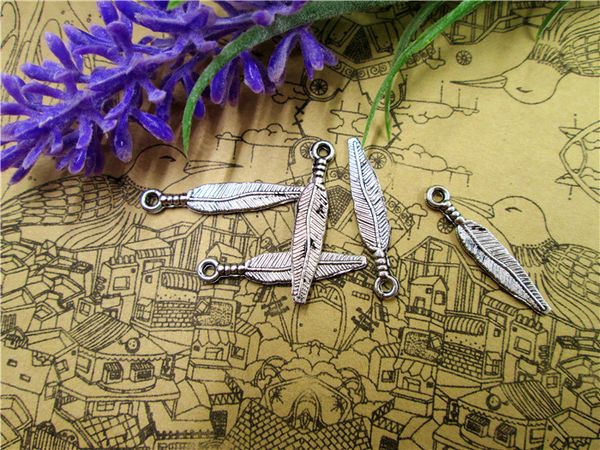 120pcs--feather charms ,antique tibetan silver tone feather charm pendants,dream catcher drop,bird feather drop, 25x4mm, Bronze;silver
120pcs--feather charms ,antique tibetan silver tone feather charm pendants,dream catcher drop,bird feather drop, 25x4mm, Bronze;silver