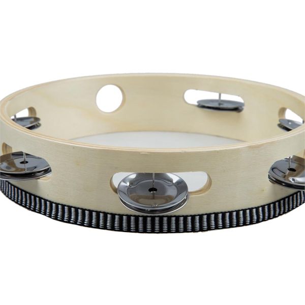 

8" musical tambourine drum round percussion gift for ktv party