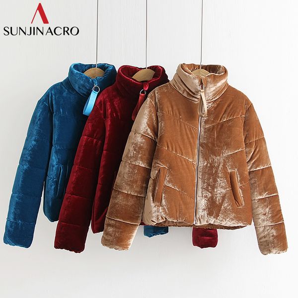sunjinacro 2018 female jacket parkas women wadded short jacket warm outwear thickening casual velvet coat parkas winter, Black
sunjinacro 2018 female jacket parkas women wadded short jacket warm outwear thickening casual velvet coat parkas winter, Black