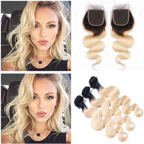 #1b/613 blonde ombre virgin peruvian hair 3bundles deals with closure body wave peruvian human hair weaves extension with 4x4 lace closure, Black;brown
#1b/613 blonde ombre virgin peruvian hair 3bundles deals with closure body wave peruvian human hair weaves extension with 4x4 lace closure, Black;brown