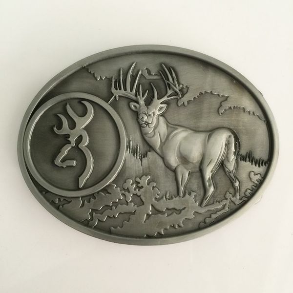 1 pcs silver deer hunting cowboys belt buckle woman man jeans jewelry accessories fit 4cm wide belt, Slivery;black
1 pcs silver deer hunting cowboys belt buckle woman man jeans jewelry accessories fit 4cm wide belt, Slivery;black