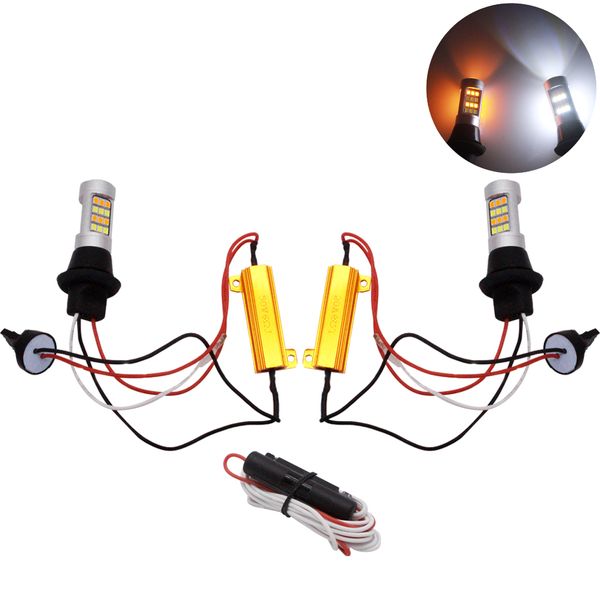2x t20 led 42 smd high power daytime running light+turn signal drl dual mode 1156 t20 t25 7440 smd wy21w running lamps
2x t20 led 42 smd high power daytime running light+turn signal drl dual mode 1156 t20 t25 7440 smd wy21w running lamps