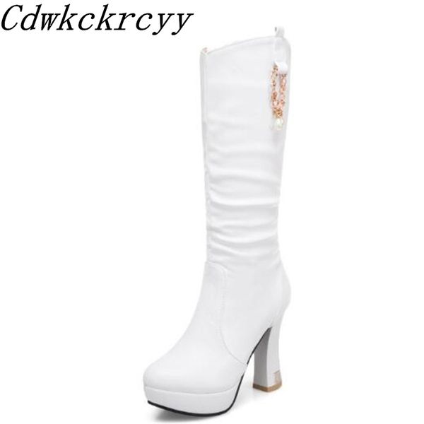 women boots autumn and winter new style fashion round head rhinestone high boots waterproof high-heeled chivalry size34-43, Black
women boots autumn and winter new style fashion round head rhinestone high boots waterproof high-heeled chivalry size34-43, Black