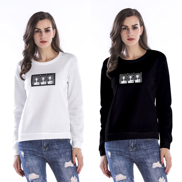 bofute new women's clothing o-neck hedging plus velvet coats sweatshirt b5584, Black
bofute new women's clothing o-neck hedging plus velvet coats sweatshirt b5584, Black