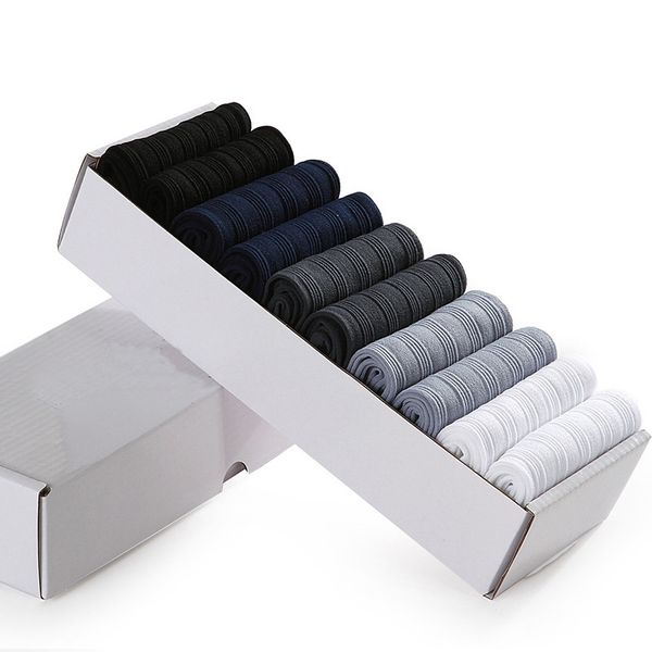 10 pairs/box men socks breathable wicking socks for men business hosiery spring autumn elastic big size mens sock meias homens, Black
10 pairs/box men socks breathable wicking socks for men business hosiery spring autumn elastic big size mens sock meias homens, Black