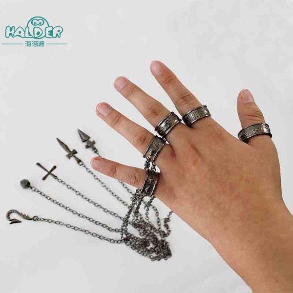 whole salehalder cartoon anime x kurapika black rings hand catenary cosplay props accessories decoration for men, Golden;silver
whole salehalder cartoon anime x kurapika black rings hand catenary cosplay props accessories decoration for men, Golden;silver