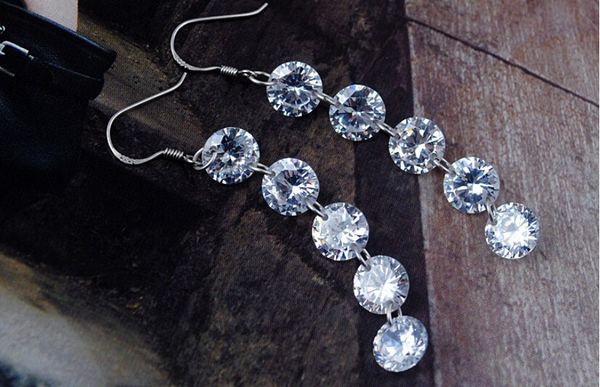 fashion long dangle earrings for women brand romantic 5 round bead crystal drop earrings fashion jewelry er778, Silver
fashion long dangle earrings for women brand romantic 5 round bead crystal drop earrings fashion jewelry er778, Silver