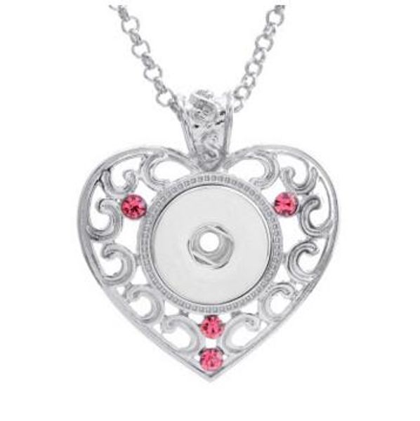 noosa pendant metal ginger snap button heart pendants necklace with crystal jewelry interchangeable jewerly 3 colors, Silver
noosa pendant metal ginger snap button heart pendants necklace with crystal jewelry interchangeable jewerly 3 colors, Silver