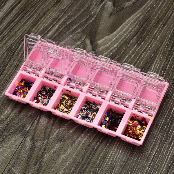 4 colors 12 nail art storage box grids compartment plastic sequins nail organizer nail art equipment convenient divided drill jewelry tool
4 colors 12 nail art storage box grids compartment plastic sequins nail organizer nail art equipment convenient divided drill jewelry tool
