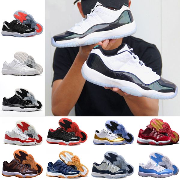 2018 Mens High low 11 Gym Red Midnight Navy 72-10 Royal Blue Basketball Shoes Out Door Sports Sneakers for Men Size US 5.5-13
2018 Mens High low 11 Gym Red Midnight Navy 72-10 Royal Blue Basketball Shoes Out Door Sports Sneakers for Men Size US 5.5-13