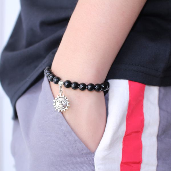 couple black matte natural stone mala bead yoga bracelet silver sun elastic rope bead bracelet fashion men women jewelry alloy, Golden;silver
couple black matte natural stone mala bead yoga bracelet silver sun elastic rope bead bracelet fashion men women jewelry alloy, Golden;silver