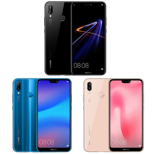 

original huawei nova 3e 4g lte mobile phone 128gb/64gb rom 4gb ram kirin 659 octa core android 5.8" 24.0mp fingerprint id smart cell ph