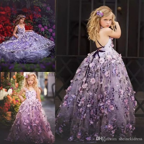 2019 gorgeous fluffy v-neck flower girl dresses with 3d floral applique lace-up backless girls birthday dress lovely girls pageant dresses, White;blue
2019 gorgeous fluffy v-neck flower girl dresses with 3d floral applique lace-up backless girls birthday dress lovely girls pageant dresses, White;blue