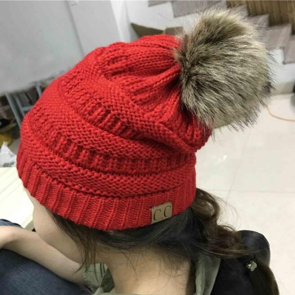 woman winter hat beanie faux fur ball for hats knitted cap skully warm ski hat trendy soft brand thick female caps, Blue;gray
woman winter hat beanie faux fur ball for hats knitted cap skully warm ski hat trendy soft brand thick female caps, Blue;gray
