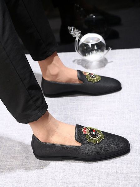 2018 summer luxury men dress loafers drive gui cow leather moccasin slip-on crown shoes original box size 38-44, Black
2018 summer luxury men dress loafers drive gui cow leather moccasin slip-on crown shoes original box size 38-44, Black