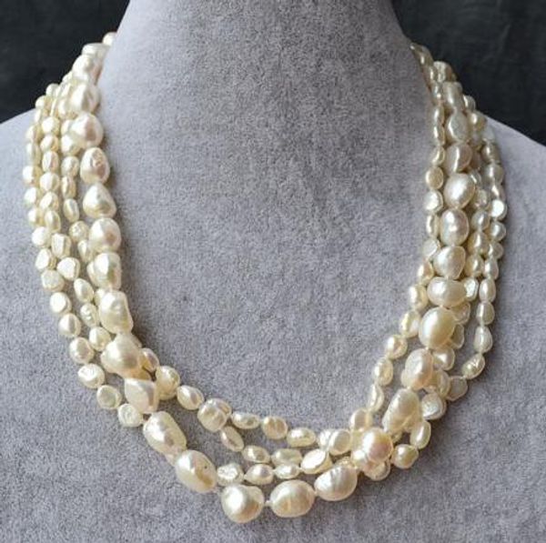 new arriver pearl jewellery,4rows freshwater pearl necklace,6-11mm 18inches white pearl jewellery,new ing, Black
new arriver pearl jewellery,4rows freshwater pearl necklace,6-11mm 18inches white pearl jewellery,new ing, Black