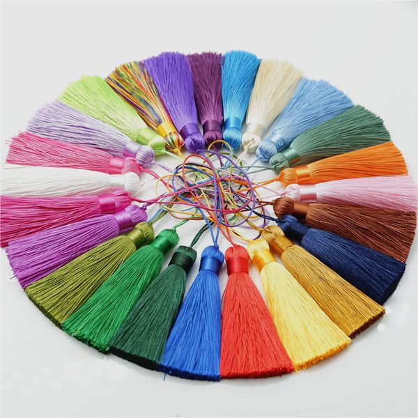 wholesale 3'' ice silk tassel trim key chian pendant jewelry making diy earrings accessory curtain tassel 28 colors option, Blue;slivery
wholesale 3'' ice silk tassel trim key chian pendant jewelry making diy earrings accessory curtain tassel 28 colors option, Blue;slivery