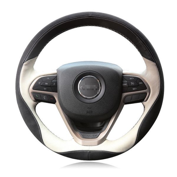 for jeep grand cherokee diy hand-stitched car steering wheel cover leather 
for jeep grand cherokee diy hand-stitched car steering wheel cover leather