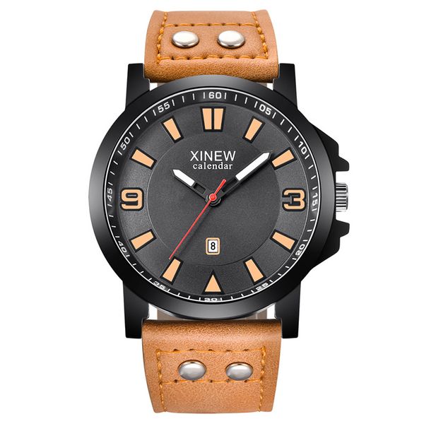 brand men watches luxury big dial date leather strap sports quartz army watch male hours wristwatch clock gifts montre homme, Slivery;brown
brand men watches luxury big dial date leather strap sports quartz army watch male hours wristwatch clock gifts montre homme, Slivery;brown