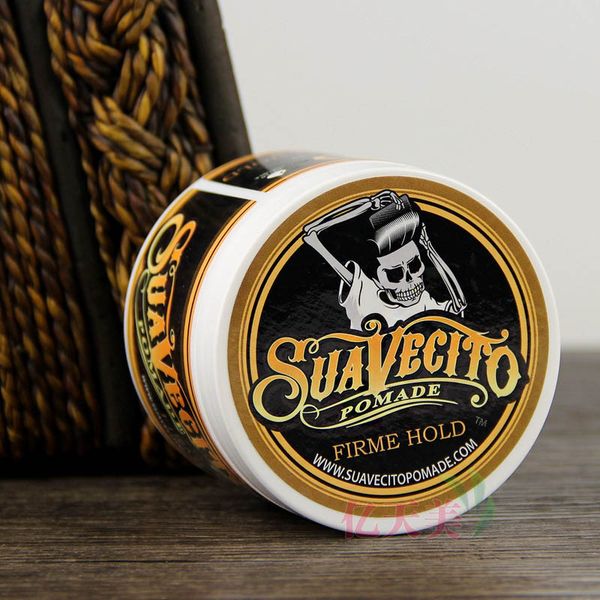 Suavecito Pomade Strong style restoring Pomade wax big skeleton slicked back hair oil wax mud keep hair pomade for men
Suavecito Pomade Strong style restoring Pomade wax big skeleton slicked back hair oil wax mud keep hair pomade for men