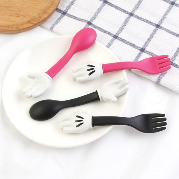 baby feeding fork spoon sets mouse palm shape cutlery toddler dinnerware portable utensil kids learning eat tools dhw1744
baby feeding fork spoon sets mouse palm shape cutlery toddler dinnerware portable utensil kids learning eat tools dhw1744