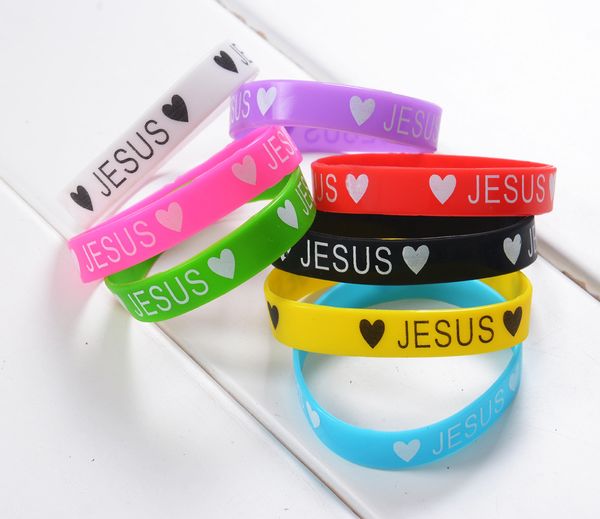 jesus loves you sport silicone bracelet mix color for children men women jelly glow bracelets 100pcs/1lot jewelry accessories christmas gift, Black
jesus loves you sport silicone bracelet mix color for children men women jelly glow bracelets 100pcs/1lot jewelry accessories christmas gift, Black